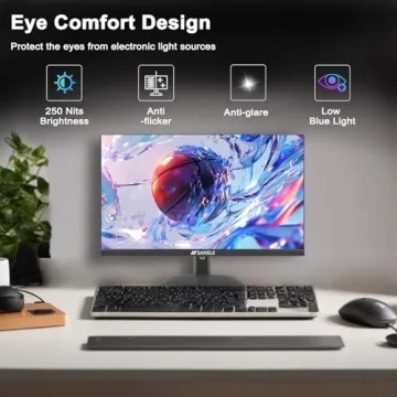 SANSUI 24" IPS 1080P Monitor - Built-in Speakers