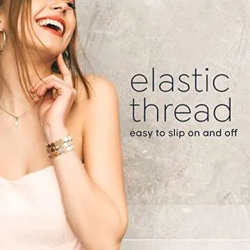 Chic Cedar and Ink Stackable Bracelets for Women - Gold Honeycomb