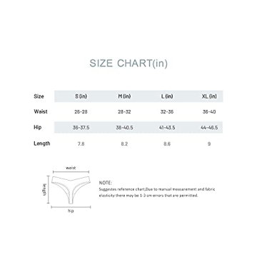 No Show Comfort with DEANGELMON Seamless Thongs for Women