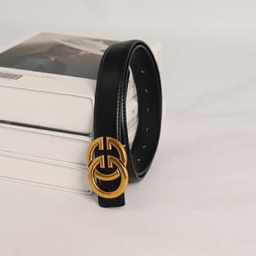 Aurolran Women's Reversible Leather Belt for Every Occasion