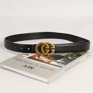 Aurolran Women's Reversible Leather Belt for Every Occasion