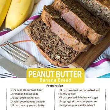 Banana Fruit Powder, 150g (5.3 oz), 100% Raw, Vegan, No Fillers, Non-GMO