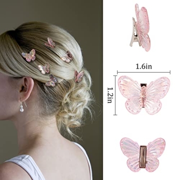 Cute Glitter Fairy Hair Clips for Girls from CUBACO