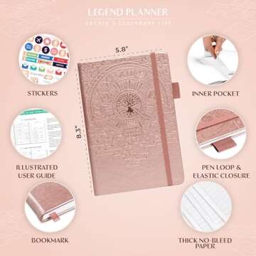 Legend Budget Planner– Deluxe Financial Planner Organizer & Budget Book Money Planner Account Book...