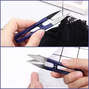 Versatile 3 Pack Thread Snips for Crafting and Sewing