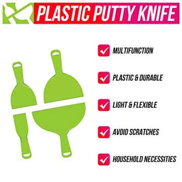 Versatile BANGBANGSING 4 Pack Putty Knife Set for DIY