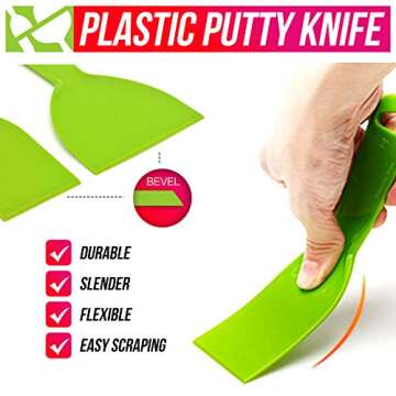 Versatile BANGBANGSING 4 Pack Putty Knife Set for DIY