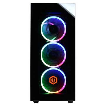 CyberpowerPC Gamer Master Gaming PC, AMD Ryzen 5 7600 3.8GHz, GeForce RTX 4060 8GB, 16GB DDR5, 500GB...