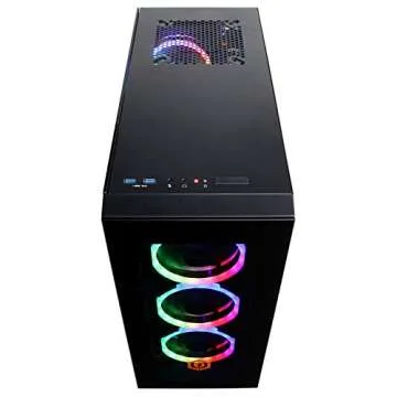 CyberpowerPC Gamer Master Gaming PC, AMD Ryzen 5 7600 3.8GHz, GeForce RTX 4060 8GB, 16GB DDR5, 500GB NVMe SSD, Wi-Fi Ready & Windows 11 Home (GMA2700A)