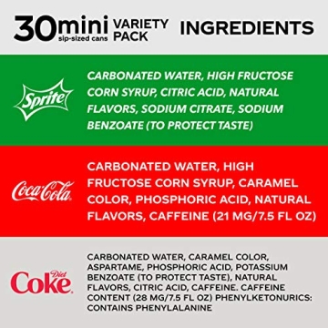 Coca-Cola Mini Can Variety Pack - Perfect Beverage Solution