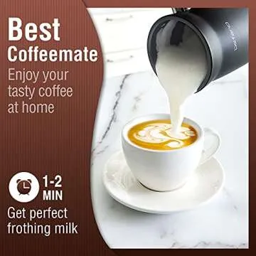 Befano Milk Frother 4 in 1 Automatic Steamer for Coffee