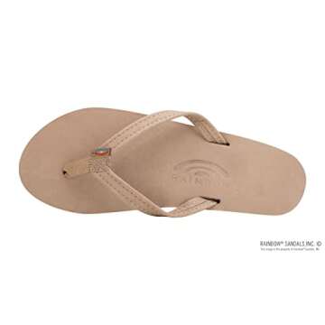 Rainbow Leather Sandals for Women - Comfort & Style