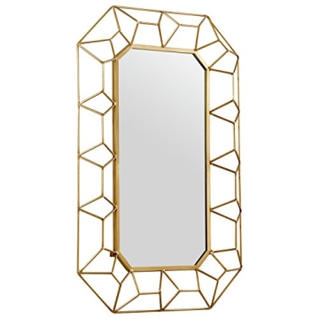 Stone & Beam Gold Finish Decorative Wall Mirror 34.25 Inch