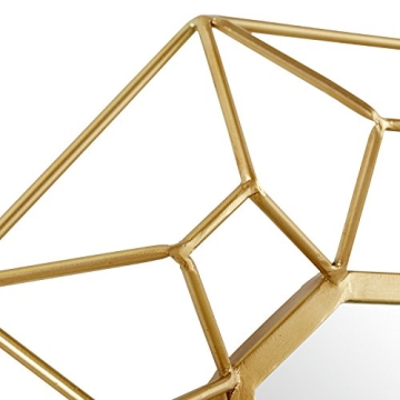 Stone & Beam Gold Finish Decorative Wall Mirror 34.25 Inch