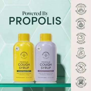 Natural Propolis Honey Cough Syrup for Immune Support