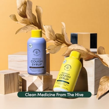 Natural Propolis Honey Cough Syrup for Immune Support