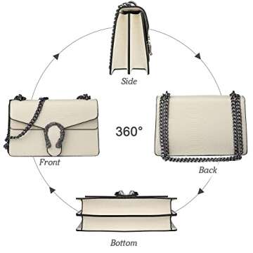 ZooLLyn Snake Print Evening Bag - Luxurious & Stylish