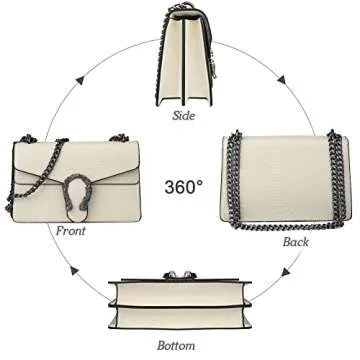 ZooLLyn Snake Print Evening Bag - Luxurious & Stylish