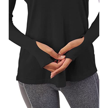 Bestisun Women's Long Sleeve Yoga Top for Active Lifestyle