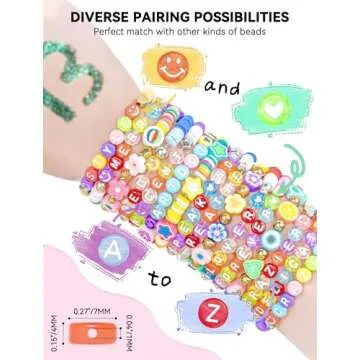 ARTDOT 1400 Pieces Letter Beads for Friendship Bracelets Making Kit, 28 Styles Assortment Jewelry Making Supplies Alphabet Beads Set with Cases Preppy Crafts Gifts