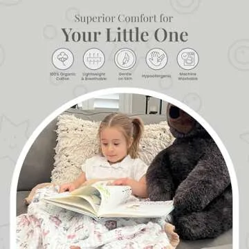 Organic Cotton Muslin Baby Blanket - Perfect for Newborns