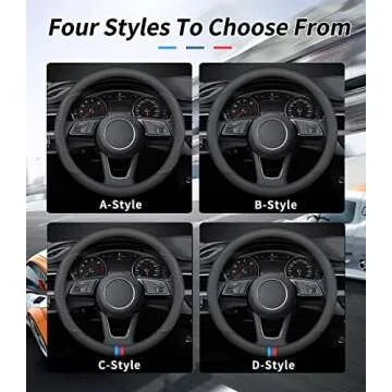 Deer Route Custom-Fit Tesla Steering Wheel Cover - Premium Leather