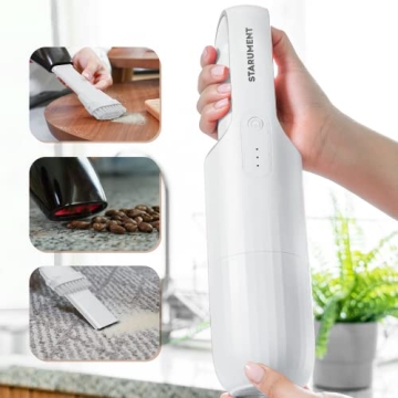 Powerful STARUMENT Handheld Vacuum Cleaner - Cordless & Compact