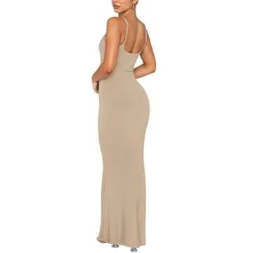 Elegant REORIA Bodycon Maxi Dress for All Occasions