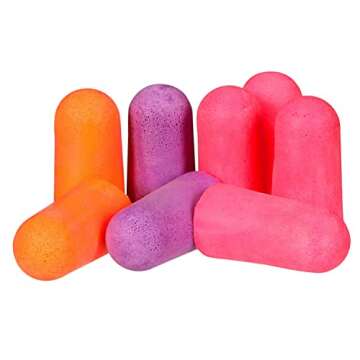 3M Disposable Earplugs for Events and Concerts - Superior Noise Reduction with Comfort Design