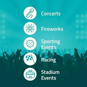 3M Disposable Earplugs for Concerts & Events - NRR 32 dB