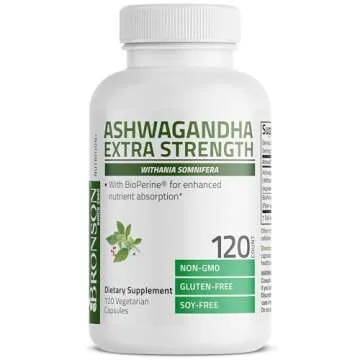 Bronson Ashwagandha Extra Strength Stress Relief with BioPerine