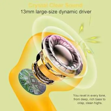 Bluetooth 5.4 Wireless Earbuds with 32H Playtime and IP7 Waterproof