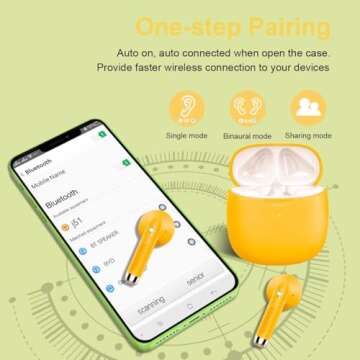 Bluetooth 5.4 Wireless Earbuds with 32H Playtime and IP7 Waterproof