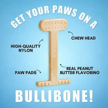 Bullibone Nylon Dog Chew Toy for Healthier Teeth