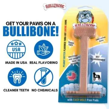 Bullibone Nylon Dog Chew Toy for Healthier Teeth