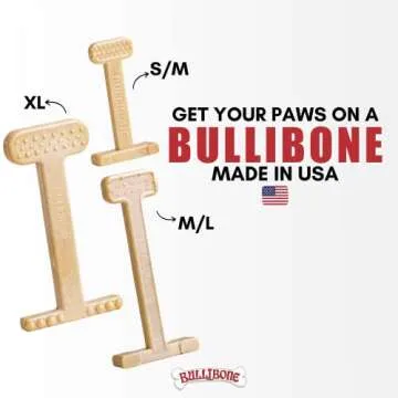 Bullibone Nylon Dog Chew Toy for Healthier Teeth