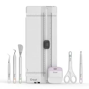 Cricut Essential Tool Set - 7-Piece Precision Tool Kit for Crafting and DIYs, Perfect for Vinyl, Paper & Iron-on Projects, Great Companion for Cricut Cutting Machines, Core Colors