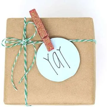 Just Artifacts 2-Pack ECO Bakers Twine 110-yards 12Ply (Striped Kelly Green)