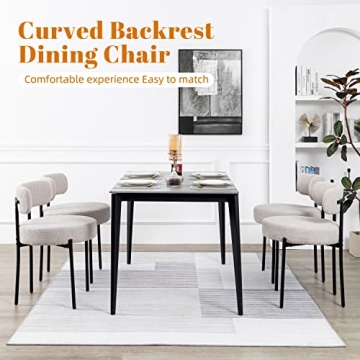 Stylish DYHOME Mid-Century Dining Chairs Set of 2