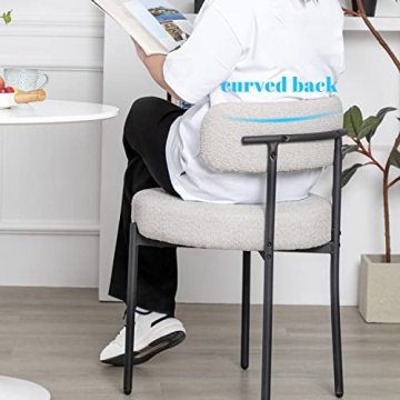 Stylish DYHOME Mid-Century Dining Chairs Set of 2