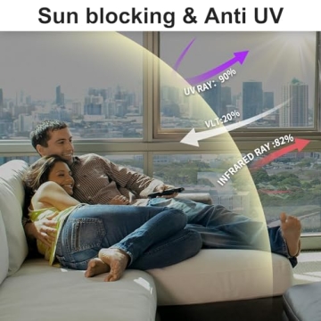 MAGIDEKOR Reflective Window Film for Privacy and Heat Control