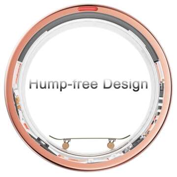 POBOVi Smart Ring - Health & Sleep Tracker, SpO2, Heart Rate Monitor & Stress Management, NFC Wirele...