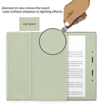 Tacky Design Solid Skin for Kindle Oasis Skin Decal, Minimalistic Skin for Kindle Stickers, Premium Vinyl 3M Full Wrap for Kindle Skin Covers for (Light Green, Kindle Oasis (10th Gen, 2019))