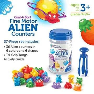 Cosmic Math Adventures for Preschool Fine Motor Skills
