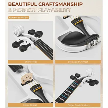 Vangoa Electric Violin for Beginners | Silent & Stylish