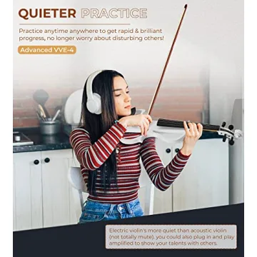 Vangoa Electric Violin for Beginners | Silent & Stylish