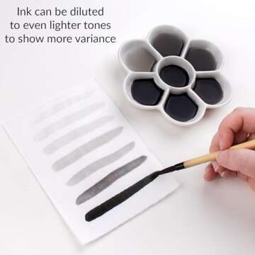 Yasutomo Sumi Ink 6oz for Calligraphy and Art