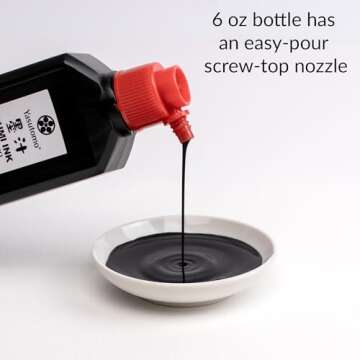 Yasutomo Sumi Ink 6oz for Calligraphy and Art