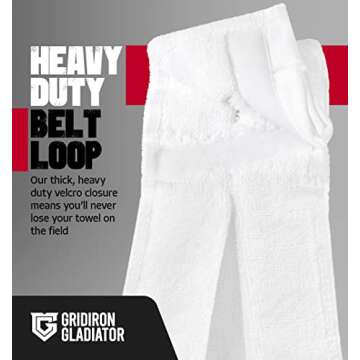 Gridiron Gladiator Cotton Football Towel for All Ages