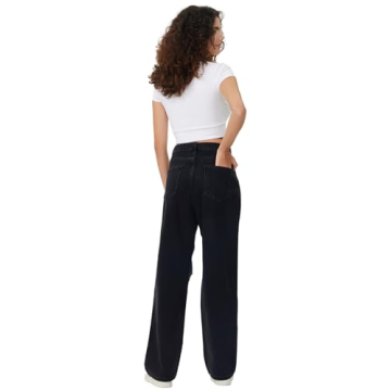 Genleck Loose Ripped Boyfriend Jeans for Women